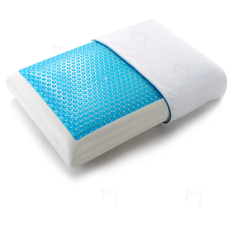 Gel memory foam pillow