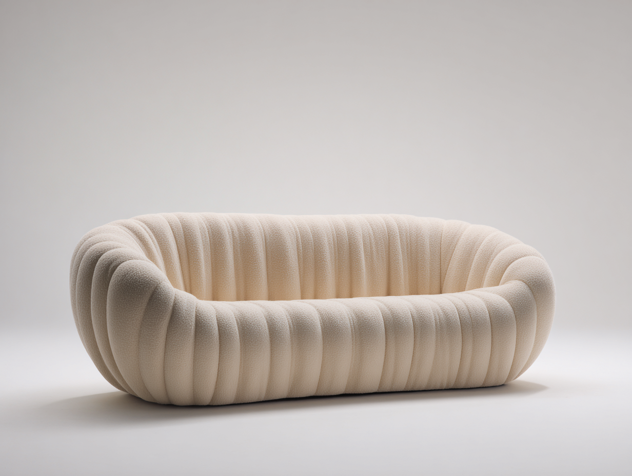 Canapé 2 places 180x90x75 cm Beige Style compact-Nestmyloft