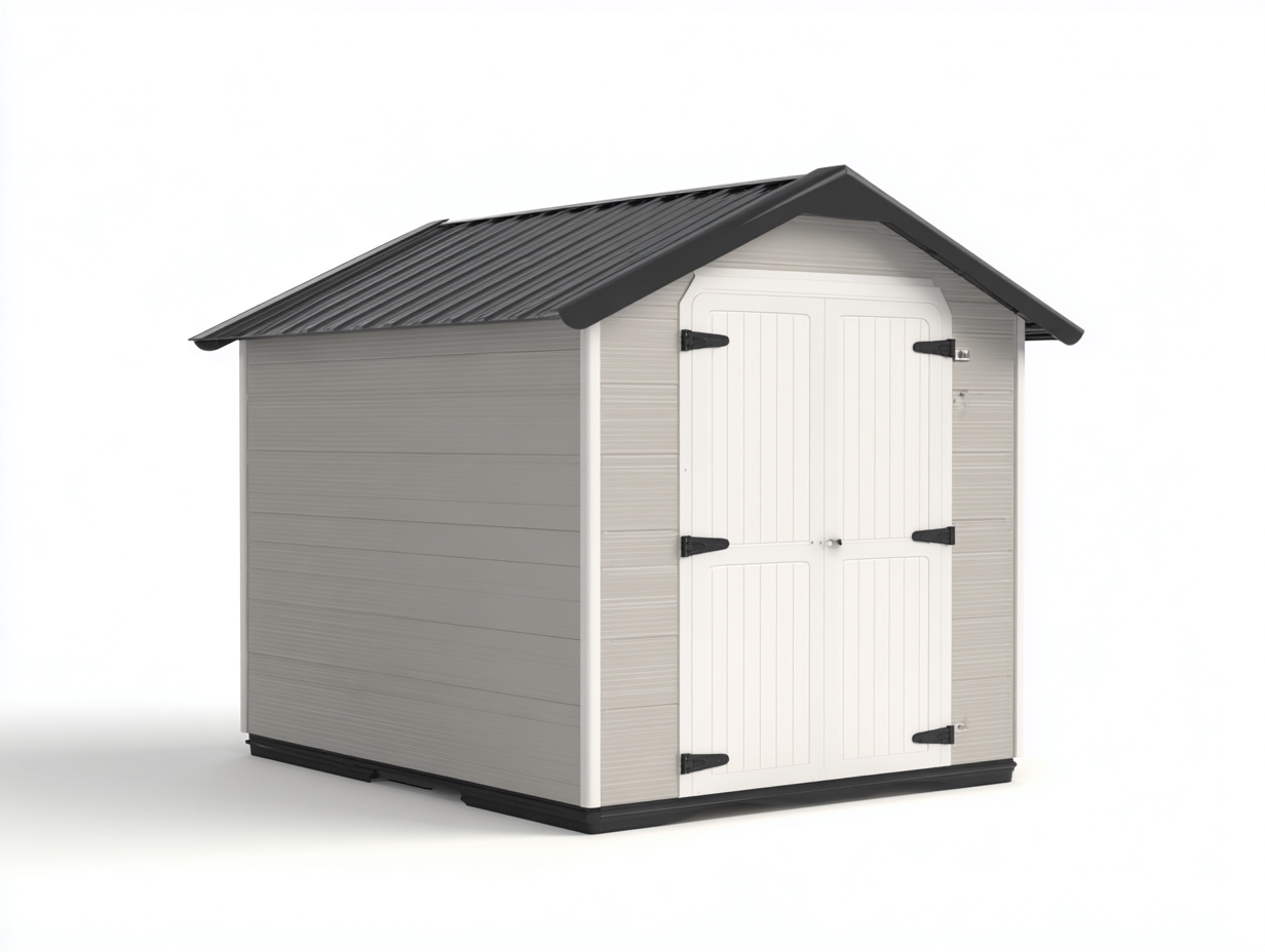 Abri de jardin 165x135x185 cm Beige Style moderne-Nestmyloft