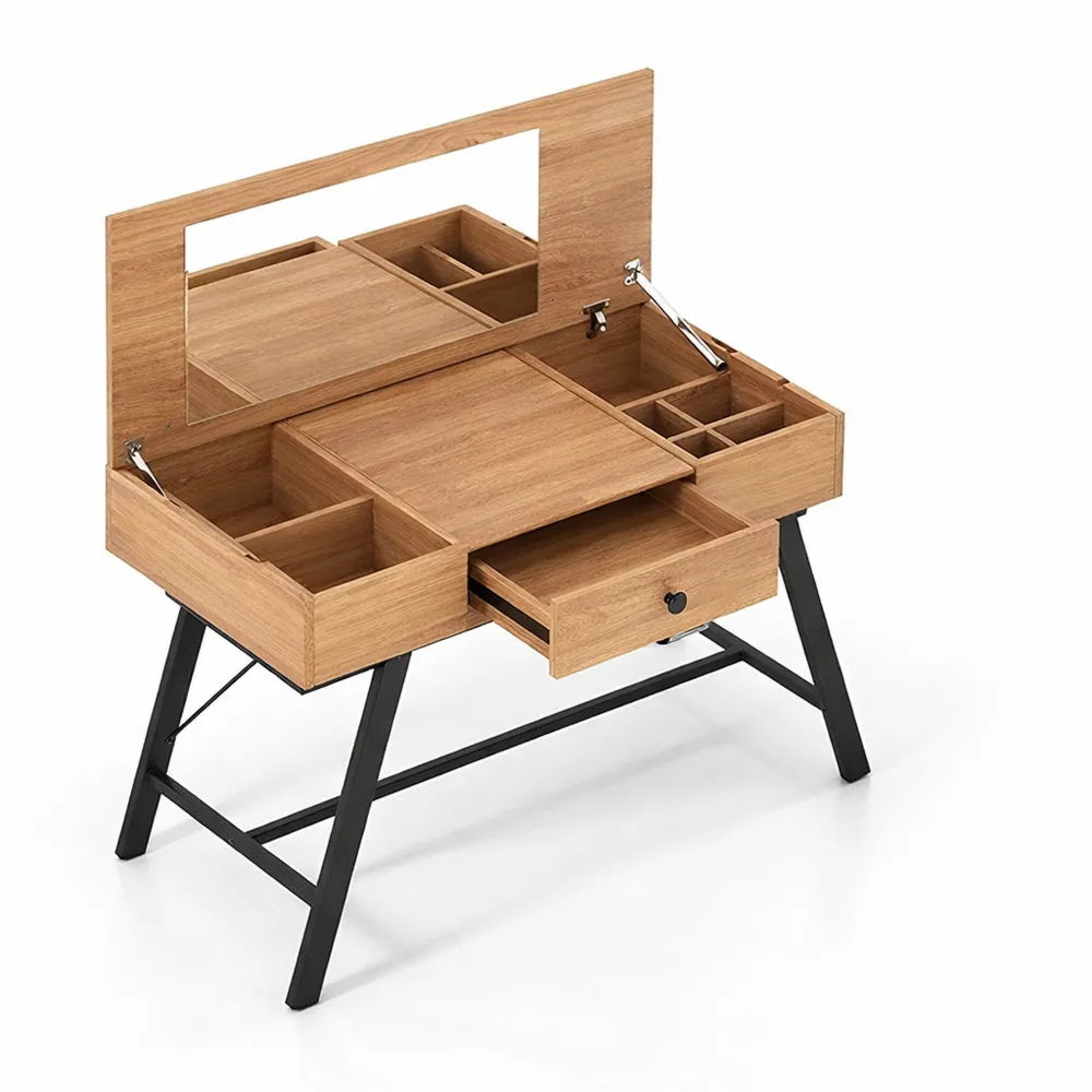 Table de Maquillage Multifonction avec Rangement