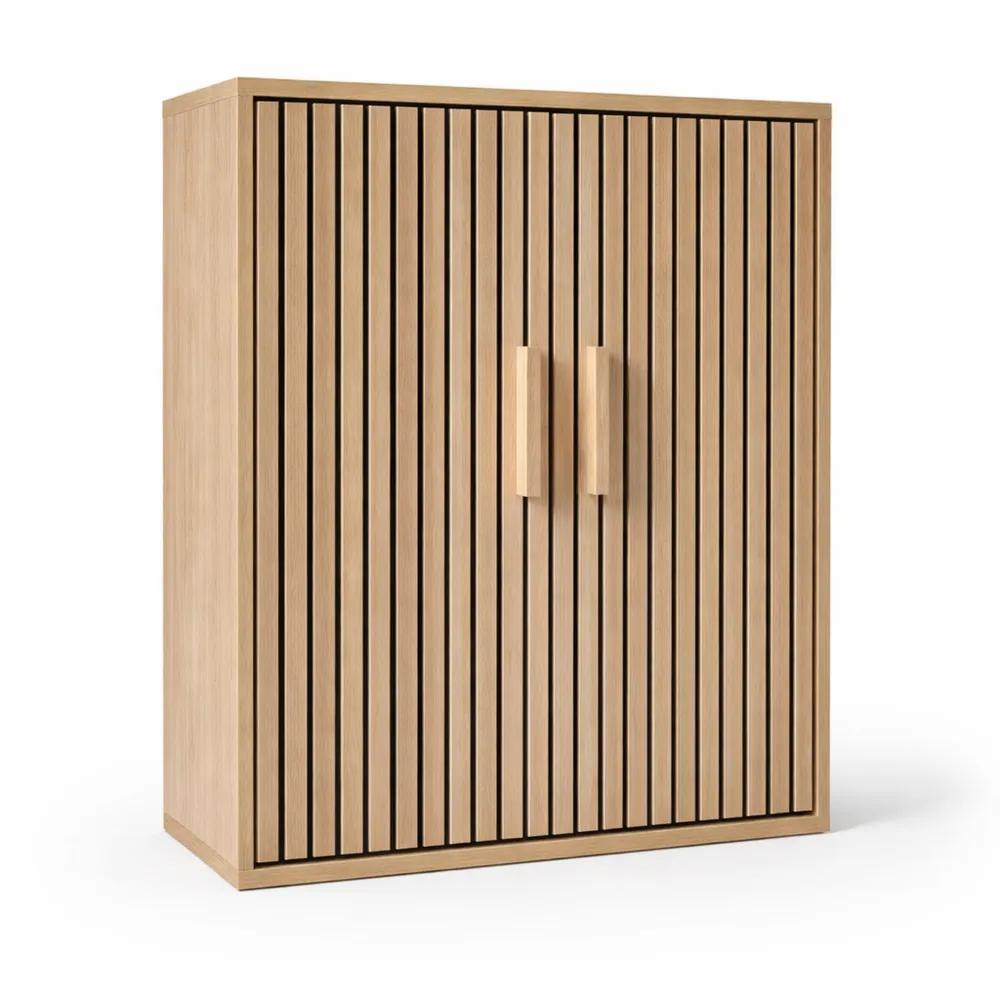 Armoire Murale Salle de Bain Pratique Marron 60x50x20 cm