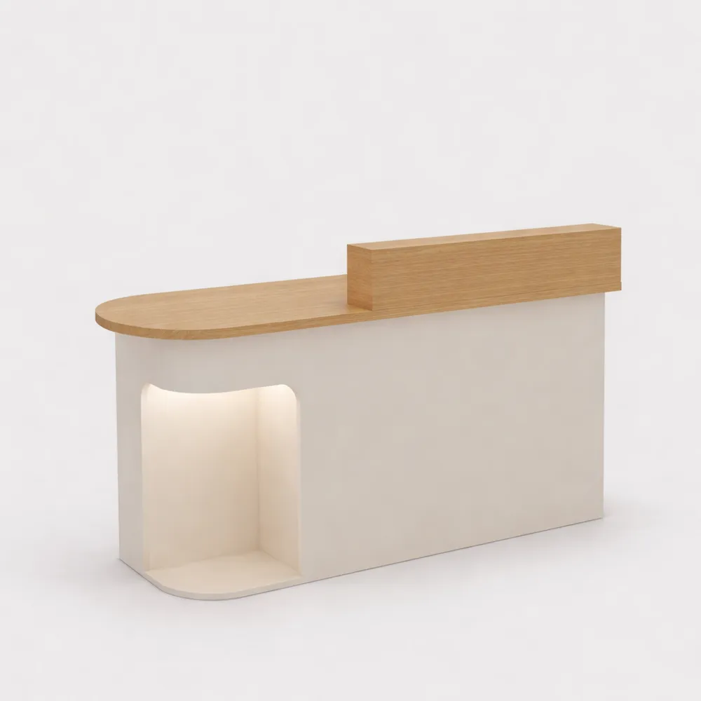 Comptoir de Réception avec Éclairage LED pour Bureaux et Salons