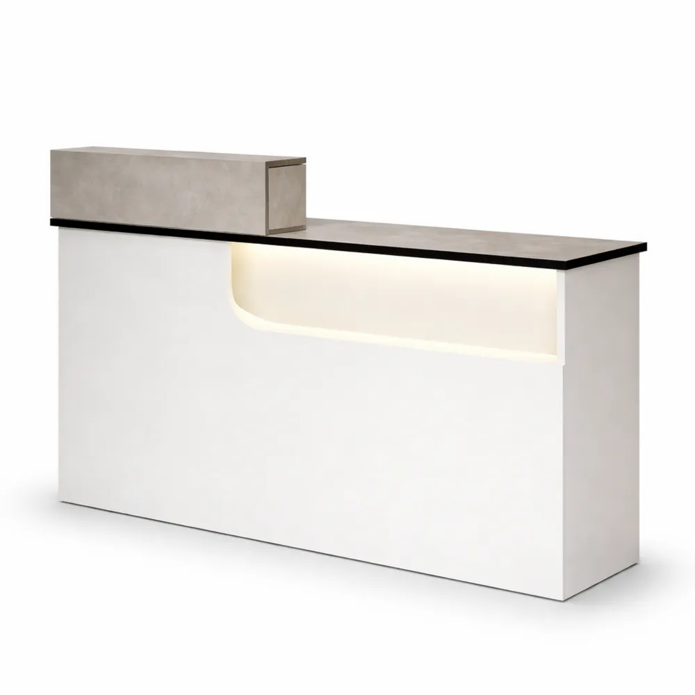 Comptoir moderne avec tiroirs verrouillables et espace ample