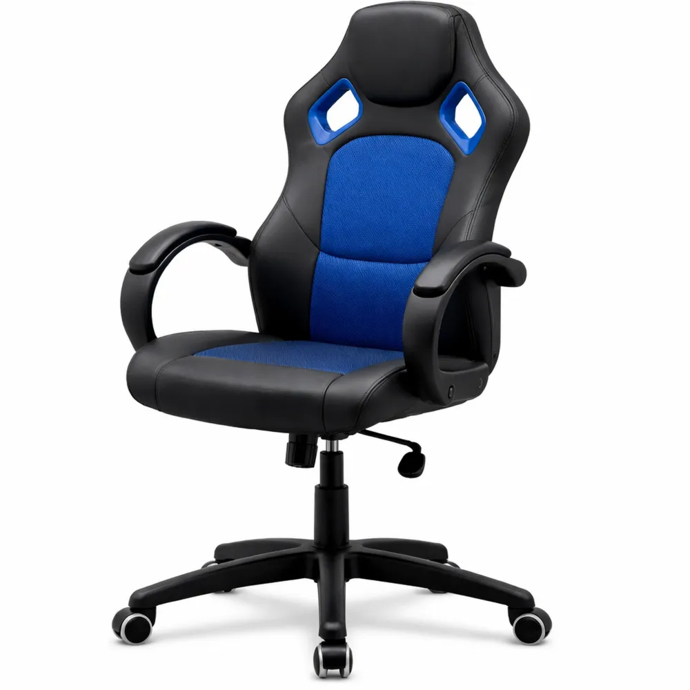 Chaise de jeu ergonomique réglable avec appui-tête et dossier inclinable