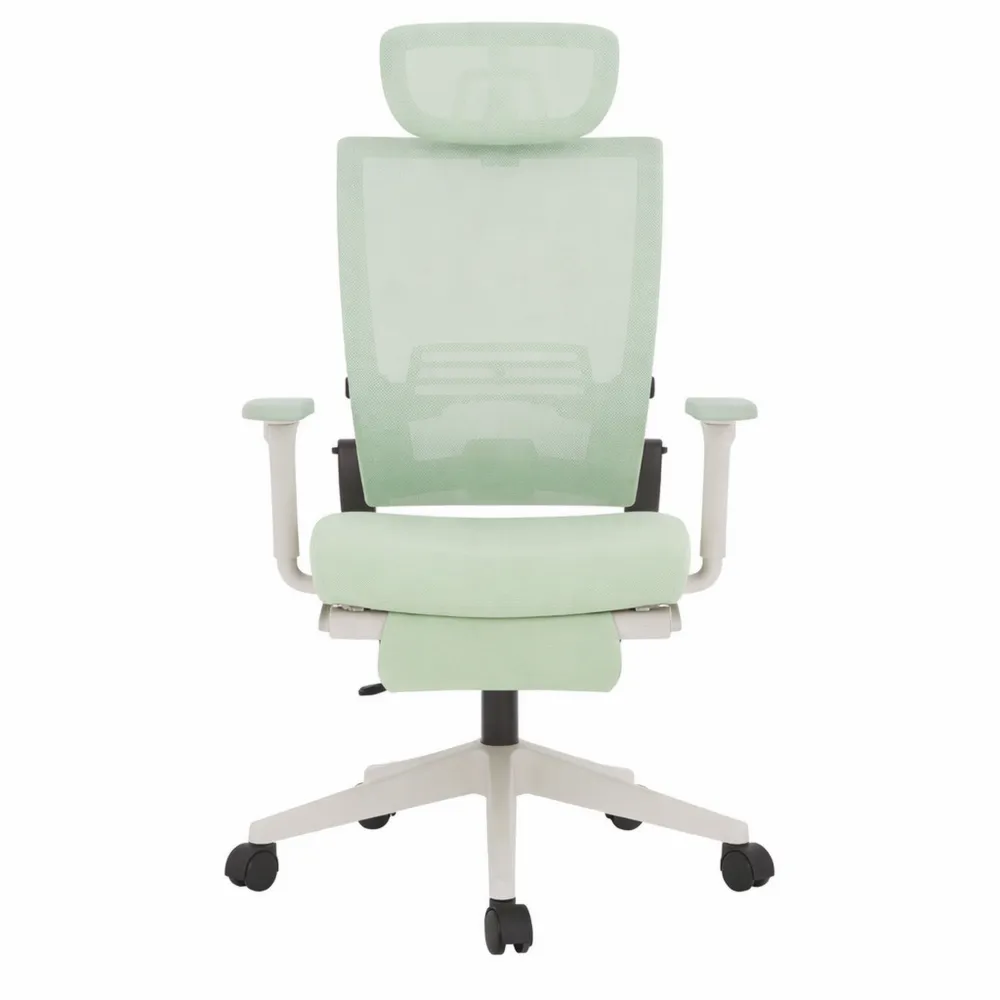 Chaise Ergonomique Pliante pour Bureau avec Repose-Pieds