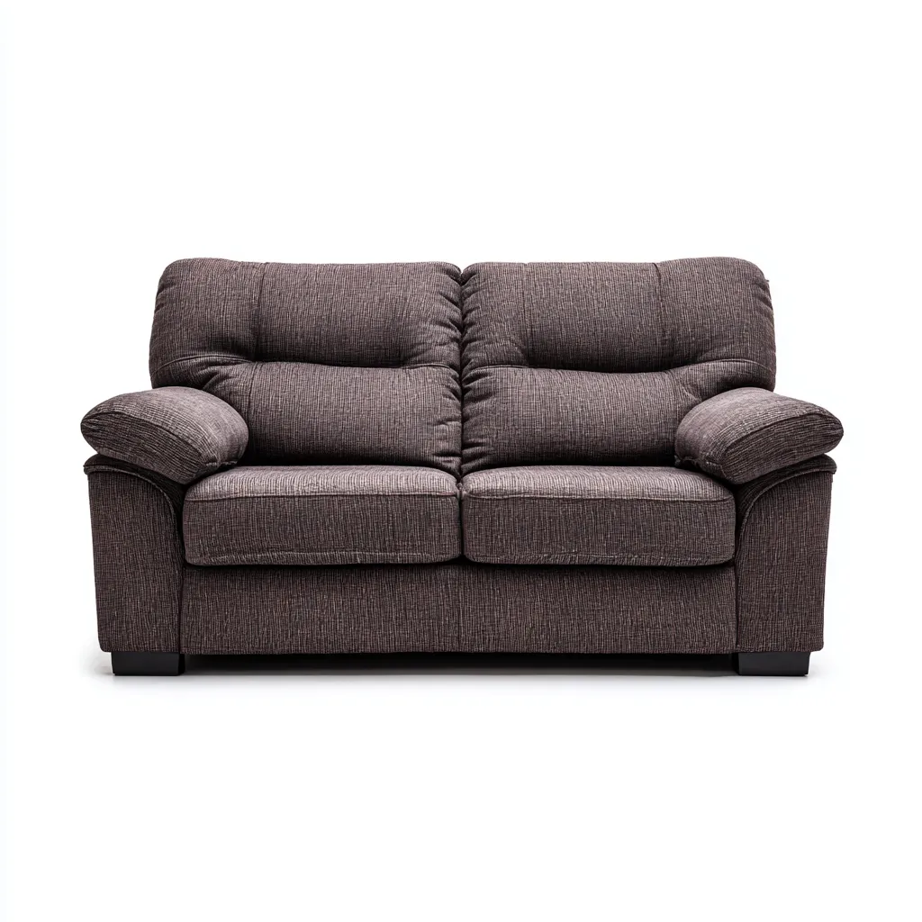 Sofá de 2 plazas - tela 175x95x90 cm - marrón oscuro - adecuado para salón - diseño moderno-Nestmyhub