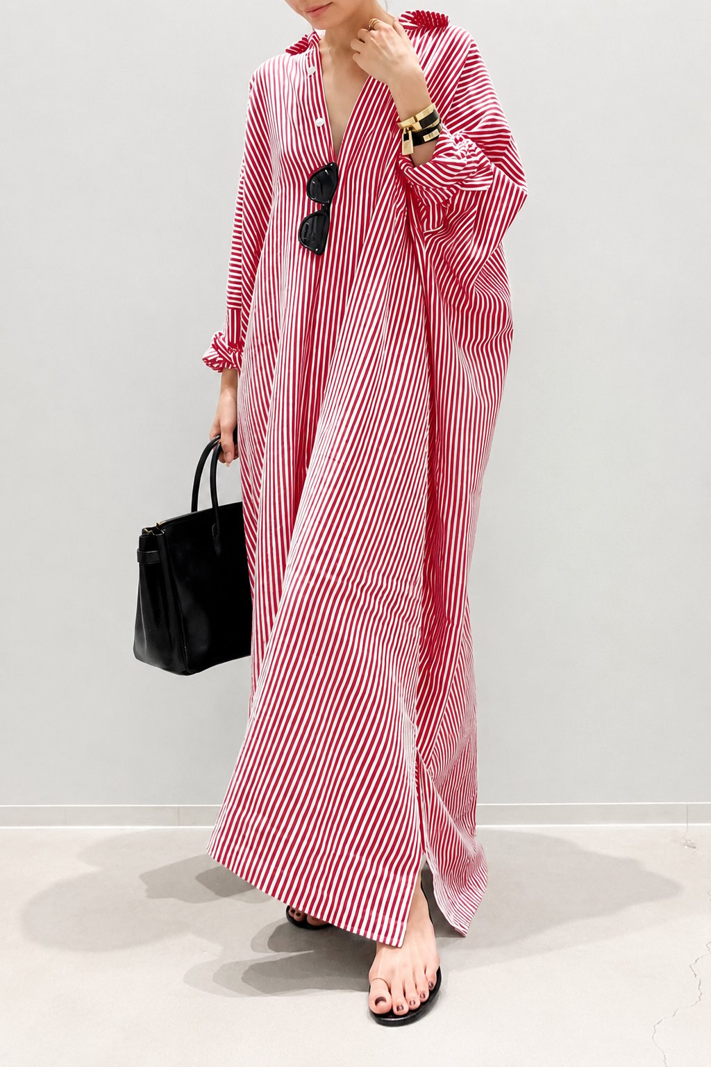 Women's Cotton Stripe Oversized Maxi Dress✨(Buy 2 Free Shipping)