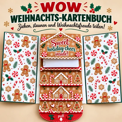 Weihnachtliches Überraschungsheft für Geschenkkarten