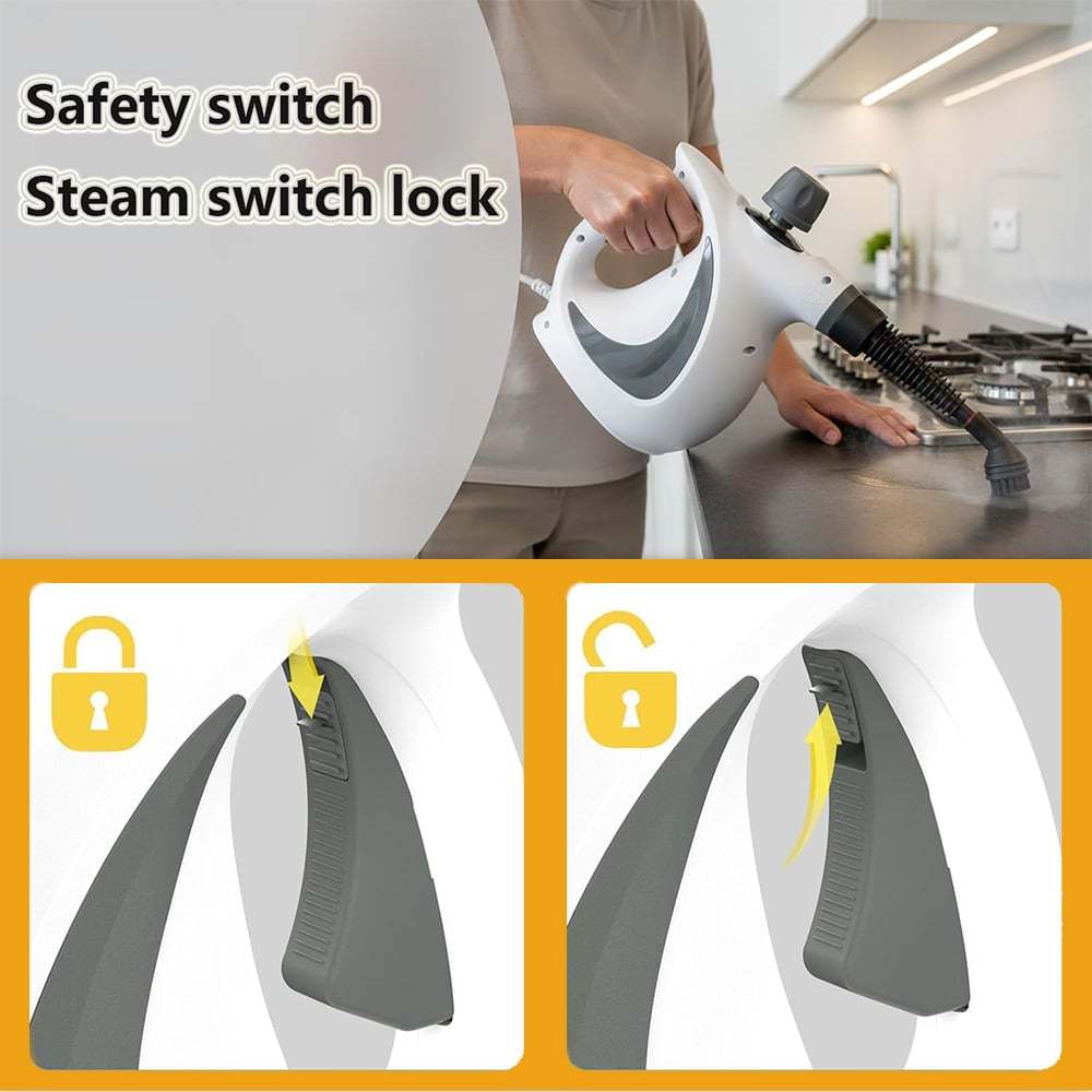 🧼 Multi-Surface Natural Steam Cleaner – Chemical-Free Deep Cleaning Power