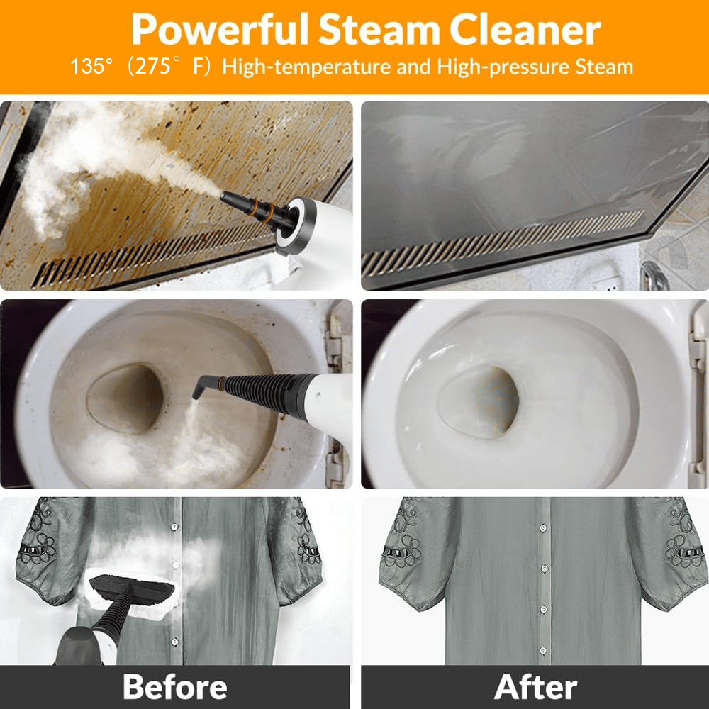 🧼 Multi-Surface Natural Steam Cleaner – Chemical-Free Deep Cleaning Power