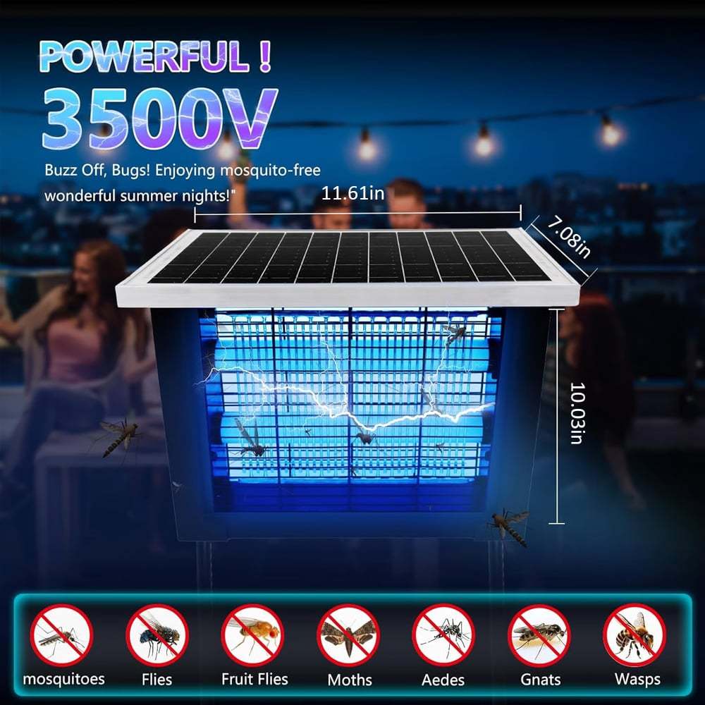 🦟 Solar Bug Zapper Outdoor-2