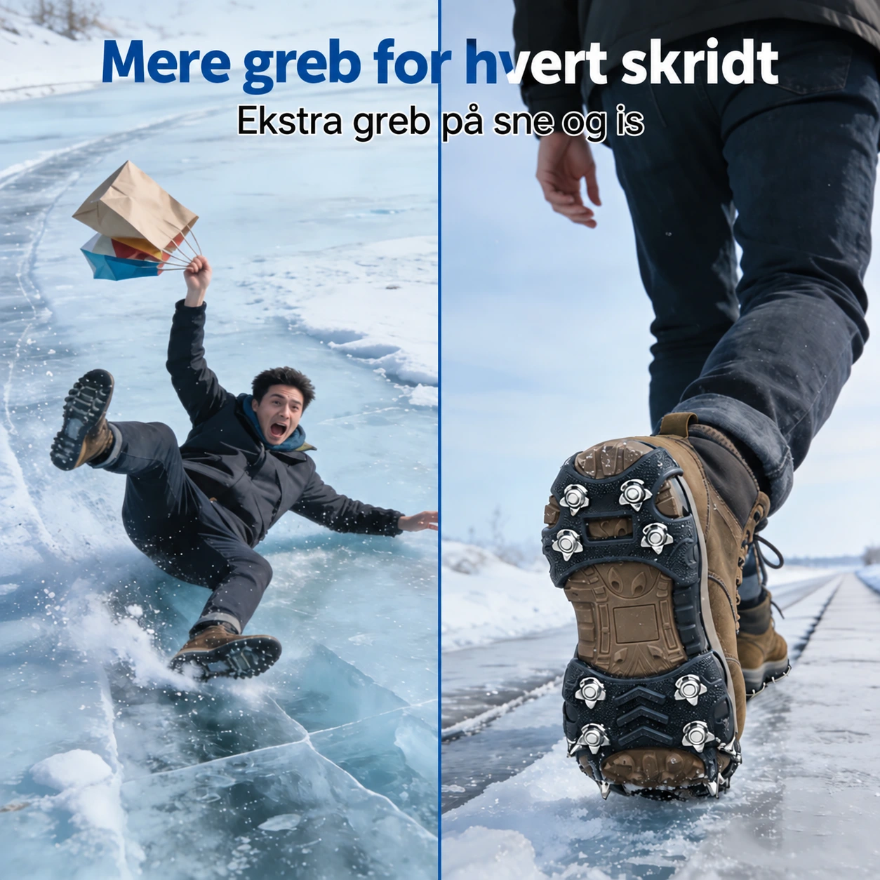 Skridsikre pigsåler til sko