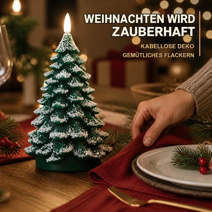 Flammenlose Weihnachtsbaum-LED-Kerze