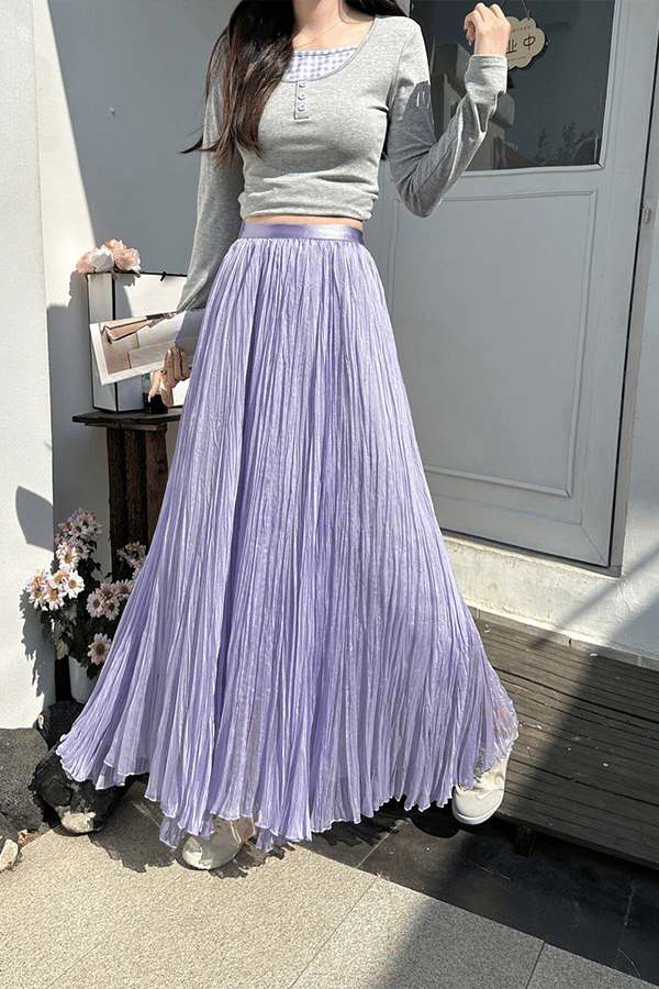 Women's Vintage Pleated Midi Skirt(Buy 2 Free Shipping)