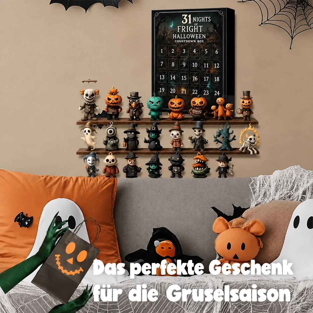 Halloween-Countdown-Box für 31 gruselige Nächte