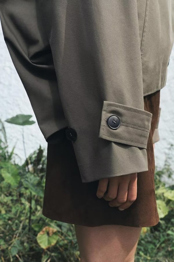 Women’s Cropped Hooded Trench Jacket (Buy 2 Free Shipping)