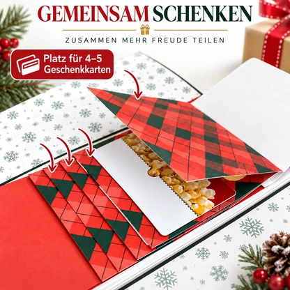 Weihnachtliches Überraschungsheft für Geschenkkarten