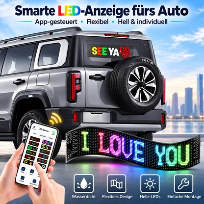 App-gesteuertes flexibles LED-Augen-Display fürs Auto