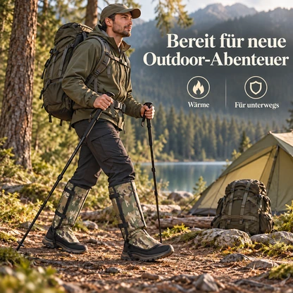 Outdoor-Gamaschen für Unterschenkel und Schuhe