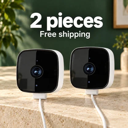 2 MP Wi-Fi Window Camera – EU Power Adapter