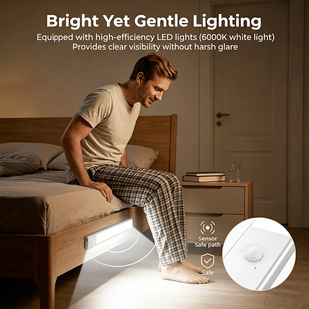 💡 Rechargeable Motion Sensor Cabinet Light