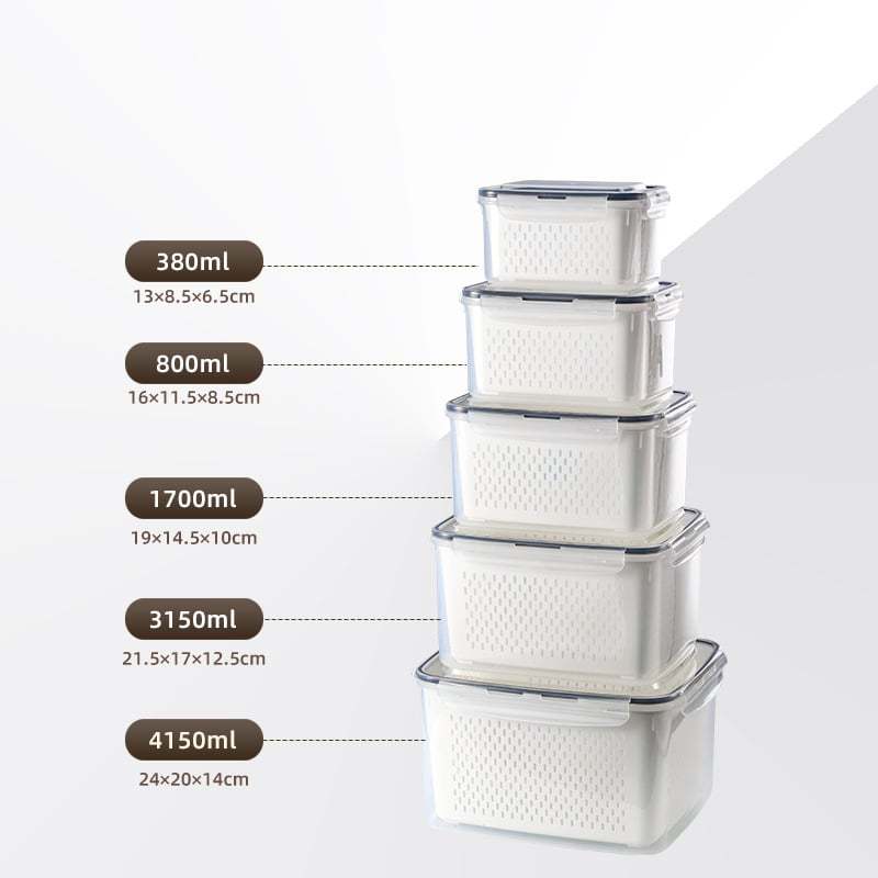 Food Storage Containers for Refrigerator Organization(3-6 PCS)