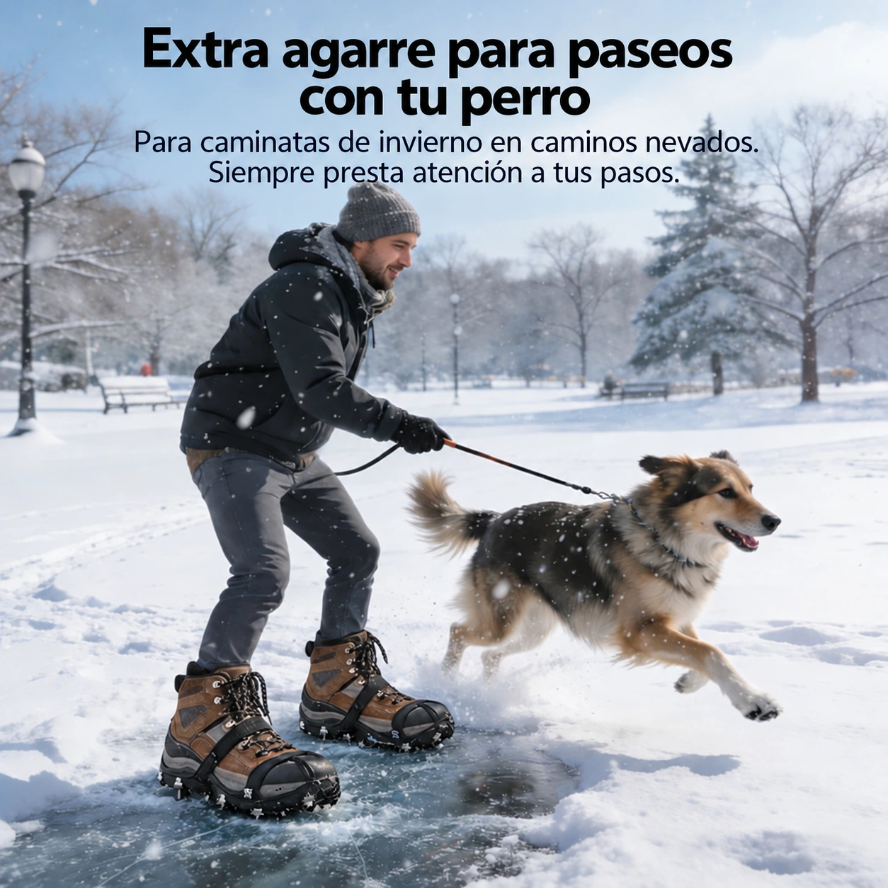 Colócalos sobre tus zapatos o botas
