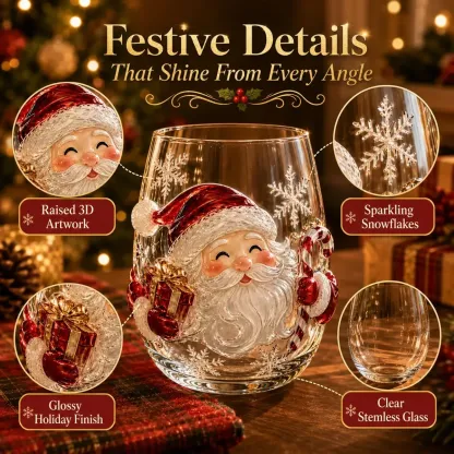 Magical Christmas 3D Art Glass Collection