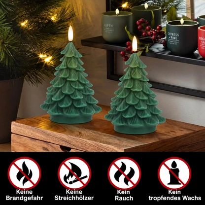 Flammenlose Weihnachtsbaum-LED-Kerze