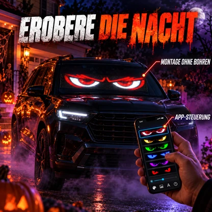 App-gesteuertes flexibles LED-Augen-Display fürs Auto