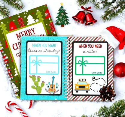 Merry Surprises Christmas Gift Card Book