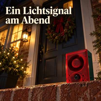 Solaralarm mit Licht, Ton &amp; Fernbedienung – N911N
