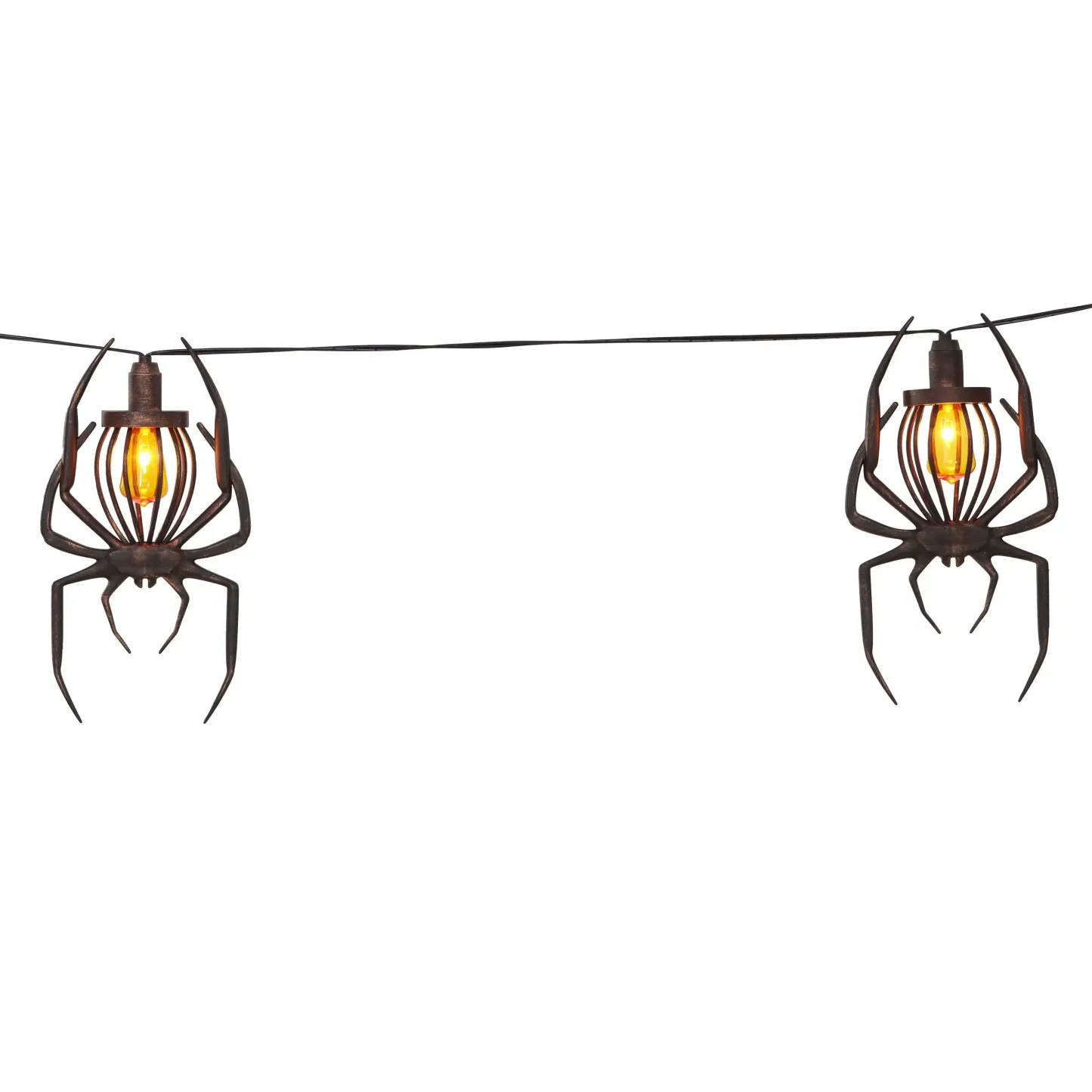Haunting Glow Spider or Bat Halloween String Lights – Set of 5