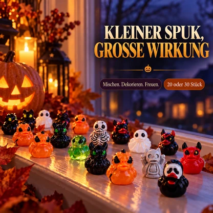 Halloween-Mini-Teufelsenten-Sortiment | 30 Stück