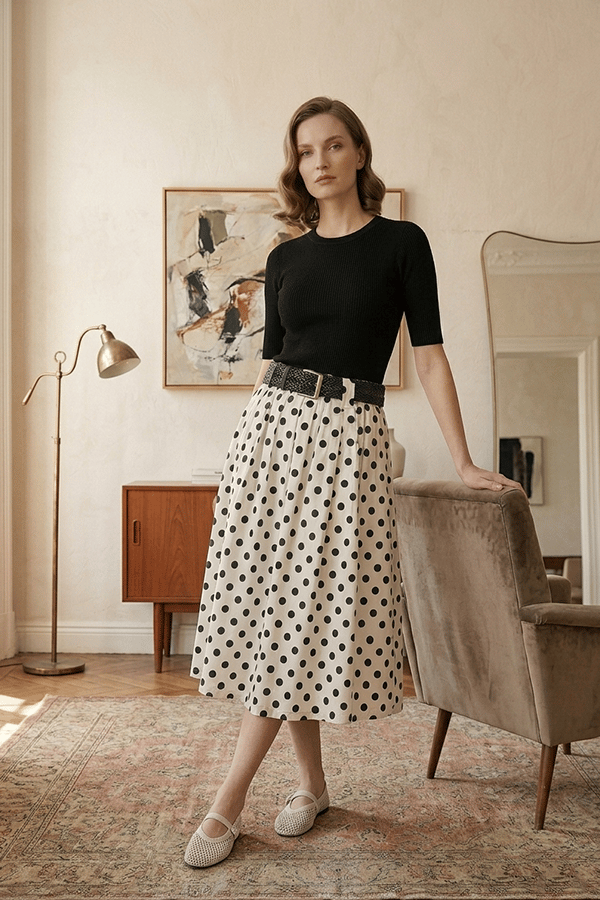 Women's Retro Polka Dot A-Line Skirt(Buy 2 Free Shipping)