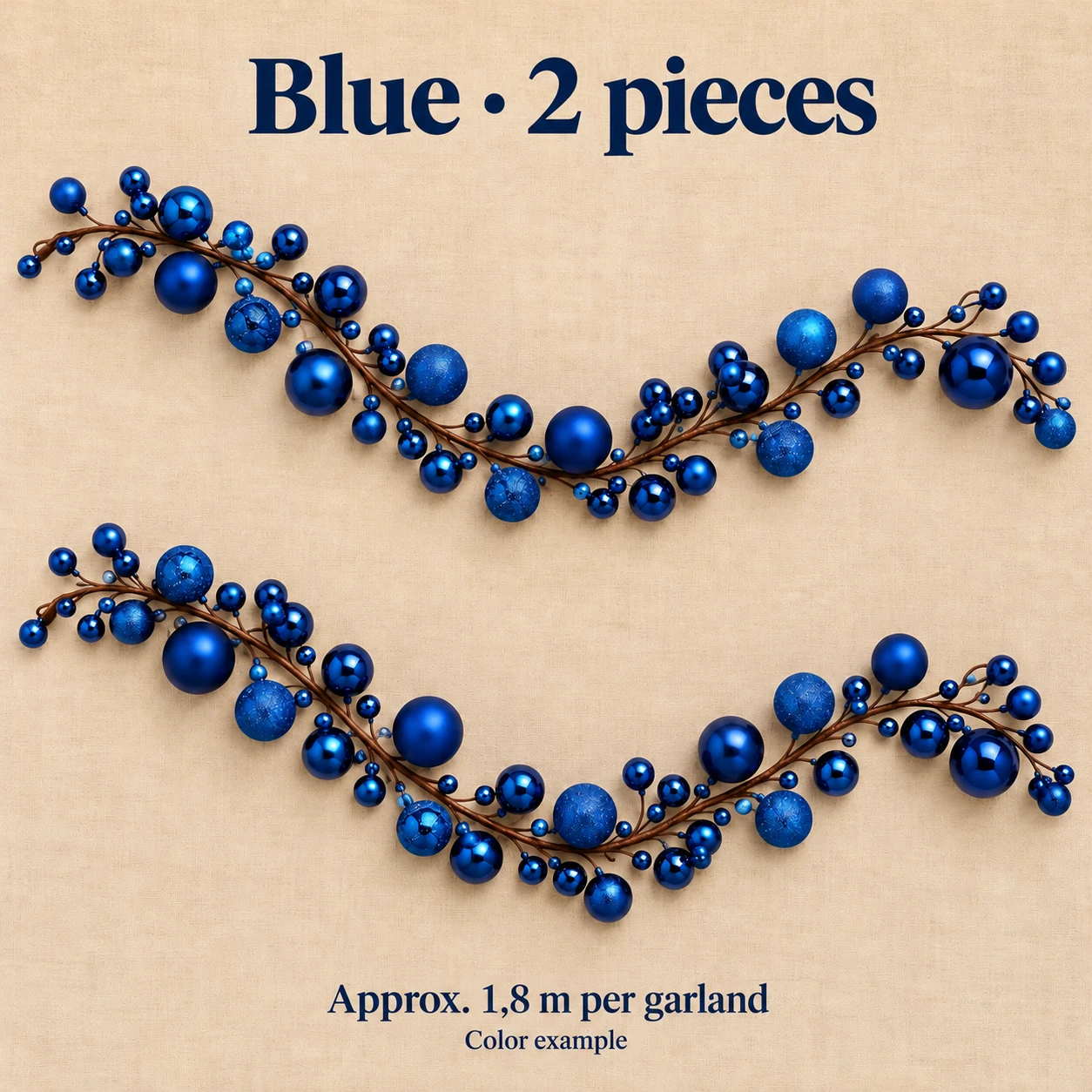 Christmas Bauble Garland – 1.8 m