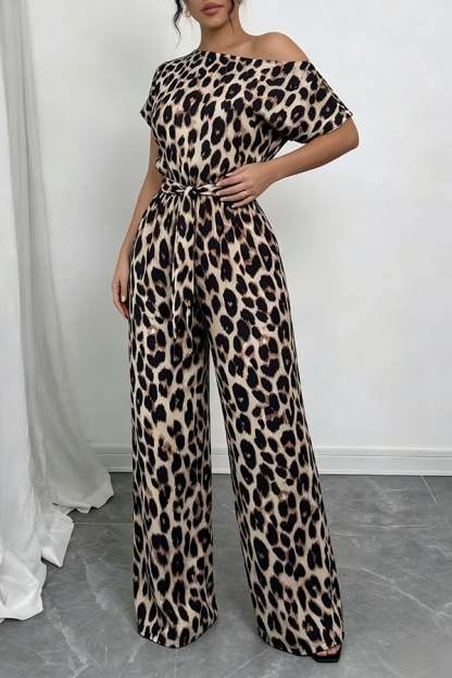 Women’s Printed Asymmetrical Wide-Leg Jumpsuit(Buy 2 Free Shipping)