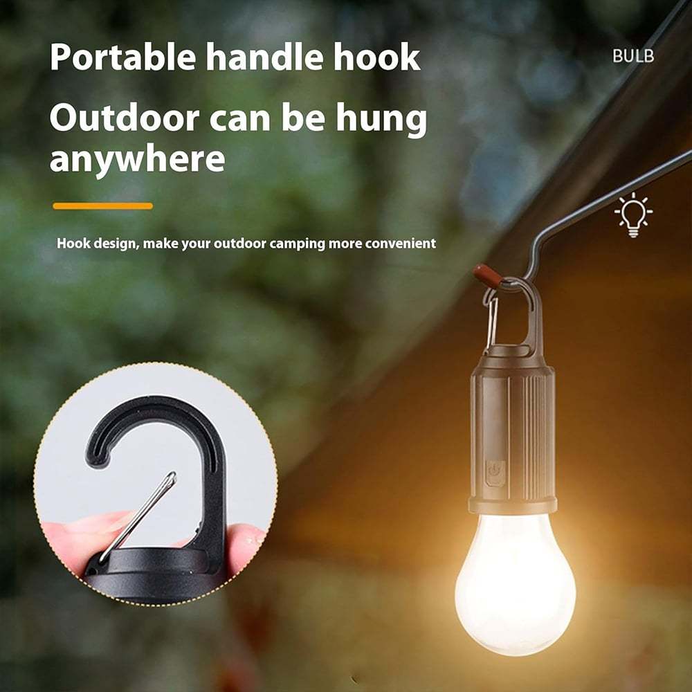 🌞 Solar Tent Camping Light Bulb