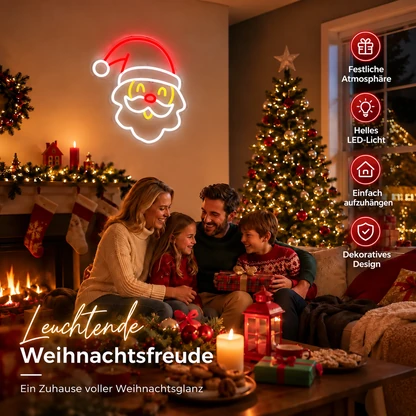 Santa Glow LED-Neon-Wandleuchte