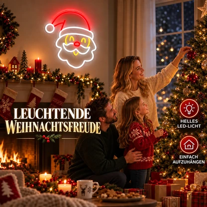 Santa Glow LED-Neon-Wandleuchte