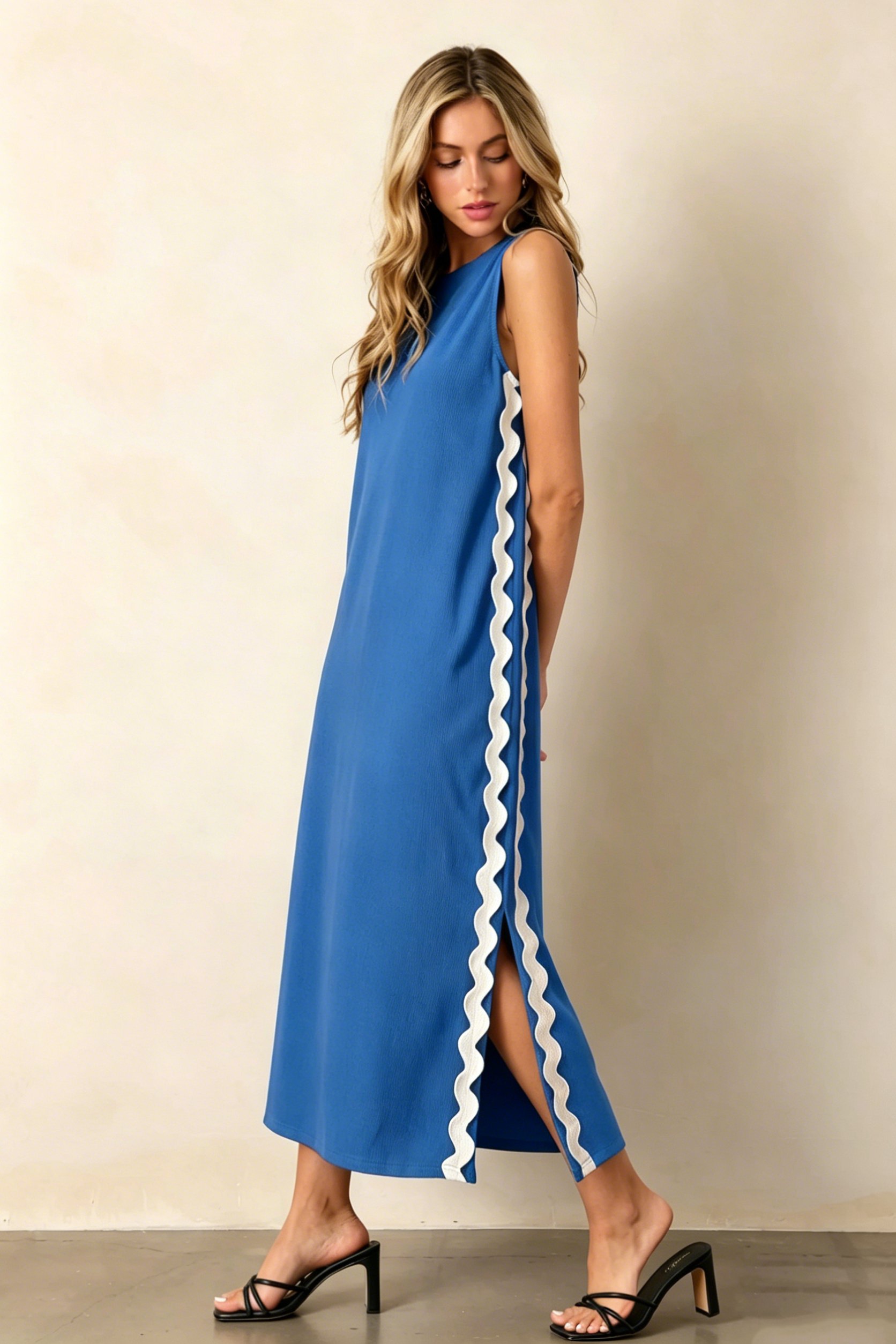 Women's Boho Floral Side Slit Maxi Dress（Buy 2 Free Shipping）