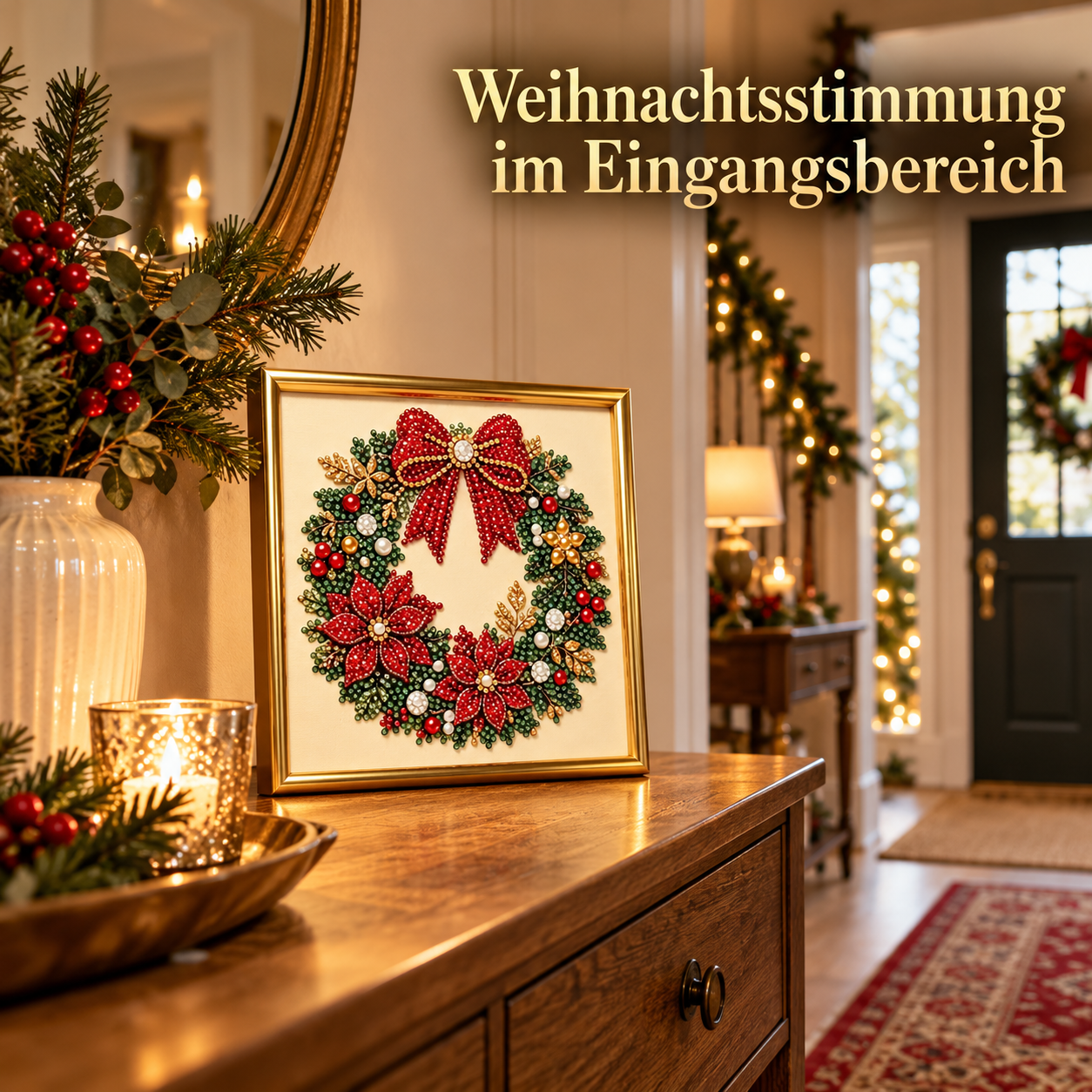 Festlich willkommen