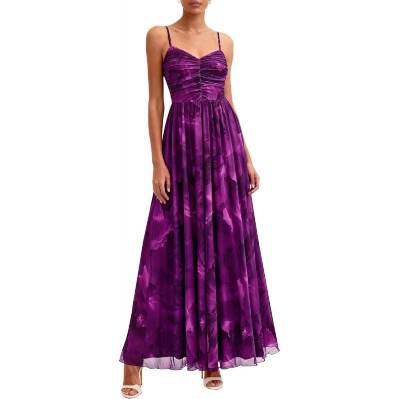 🌸 Floral Mesh Boho Maxi Dress for Women(Buy 2 Free Shipping)