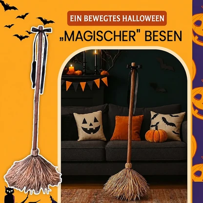 Tanzender Hexenbesen – bewegungsaktivierte Halloween-Requisite