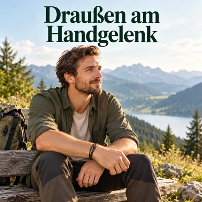 Schwarzes Notfallarmband aus Kordel – 2er-Set