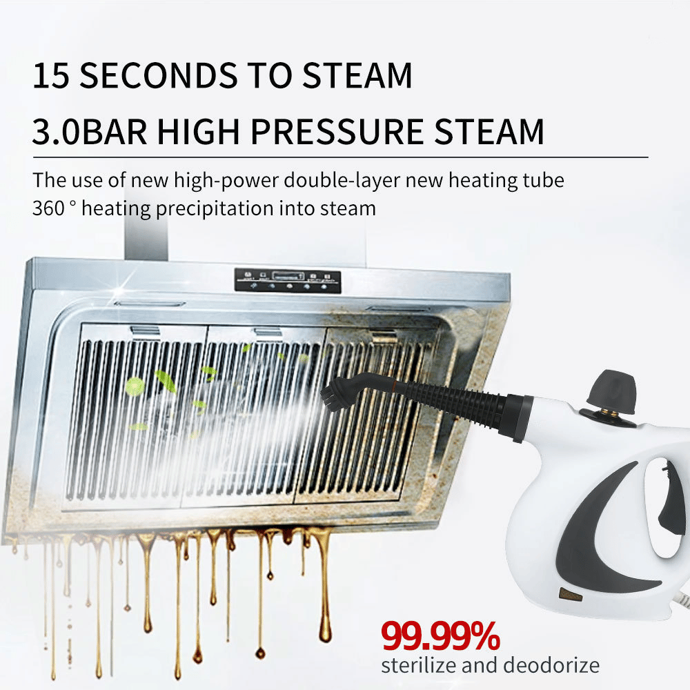 🧼 Multi-Surface Natural Steam Cleaner – Chemical-Free Deep Cleaning Power