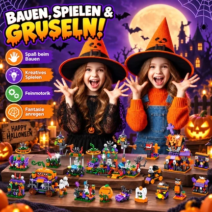 31-Tage-Halloween-Adventskalender mit Bausteinen
