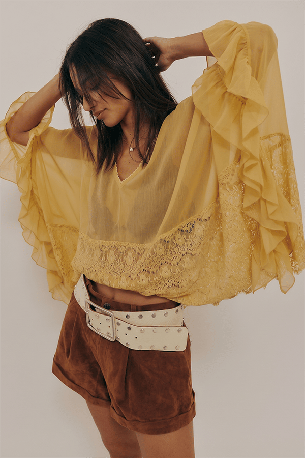 Women’s Sheer Lace Batwing Cover-Up Top（Buy 2 Free Shipping）
