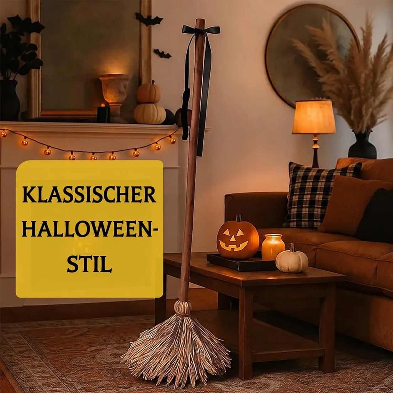 Tanzender Hexenbesen – bewegungsaktivierte Halloween-Requisite