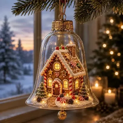 Warm-Glow Christmas Story Bell Ornament